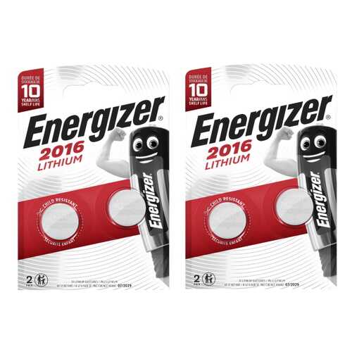 Батарейка Energizer Lithium CR 2016 2шт (2 упаковки) в ДНС