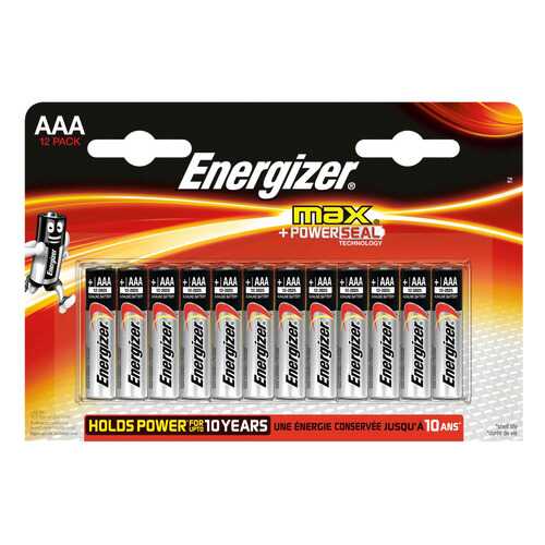 Батарейка Energizer MAX AAA (LR03) 12 шт в ДНС