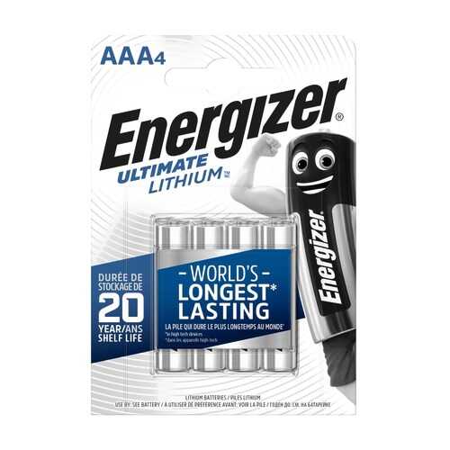 Батарейка ENERGIZER Ultimate Lithium FR03/L92/AAA BL4 в ДНС