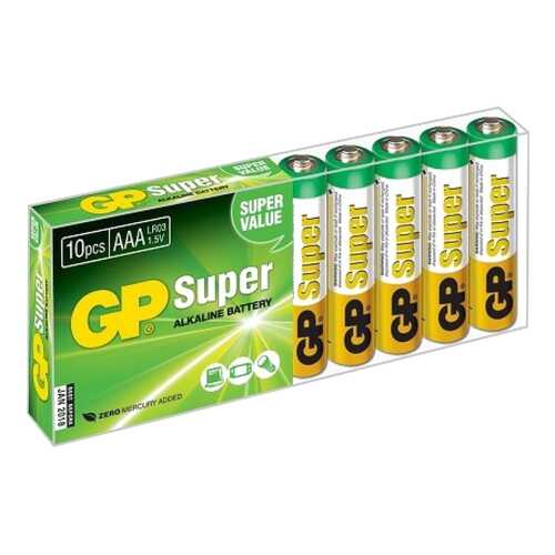 Батарейка GP Batteries 24A-B10 10 шт в ДНС