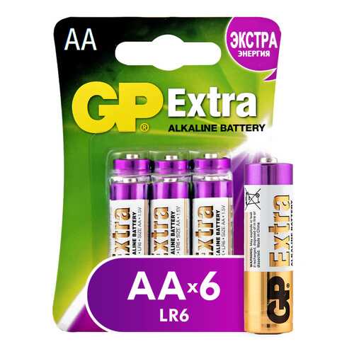 Батарейка GP Batteries Extra AA (15AX) 6 шт в ДНС