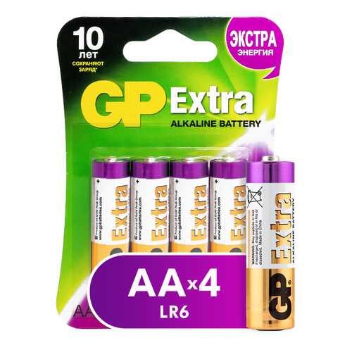 Батарейка GP Batteries Extra GP15AX-2CR4 4 шт в ДНС