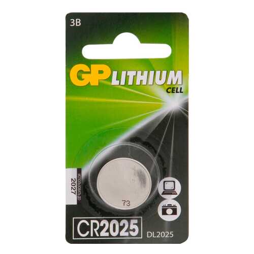 Батарейка GP Batteries Lithium CR2025-7C1 1 шт в ДНС