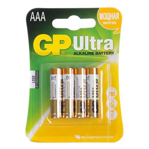 Батарейка GP Batteries Super Alkaline 15AU 4 шт в ДНС