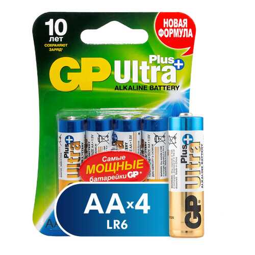 Батарейка GP Batteries Ultra+ 15AUP 4 шт в ДНС