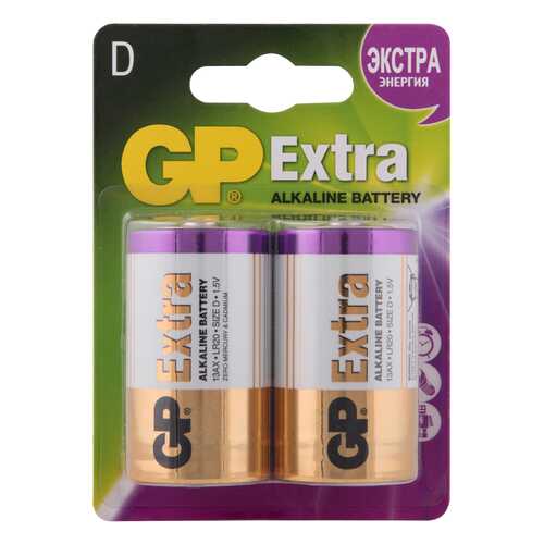 Батарейка GP Extra D (LR20) (13AXNEW-2CR2) 2 шт в ДНС