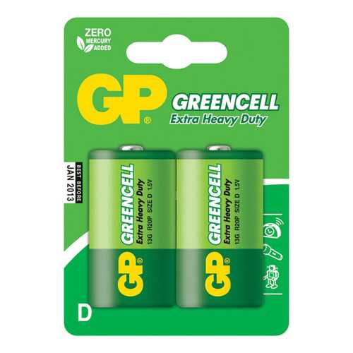 Батарейка GP Greencell D R20-2P 13G-2SB2 2 шт в ДНС