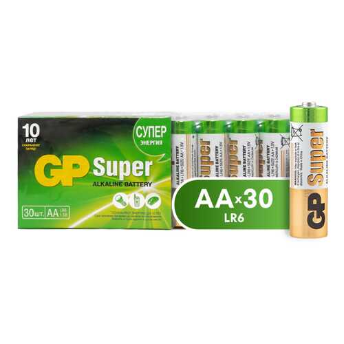 Батарейка GP Super Alkaline АА (15A-2CRVS30) 30 шт в ДНС