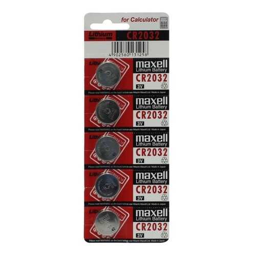 Батарейка Maxell CR2032-5 3V 5 шт в ДНС