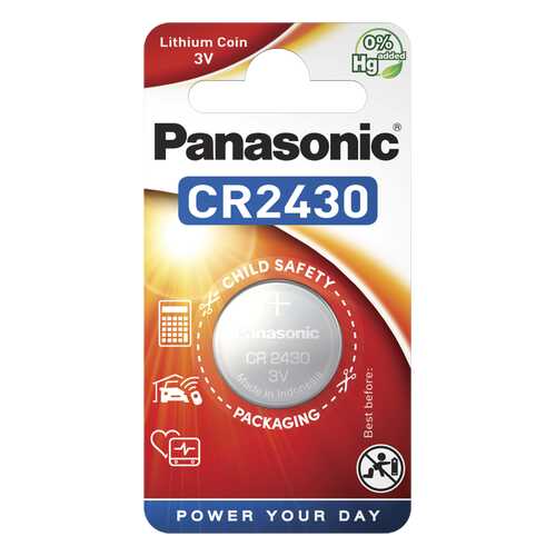 Батарейка Panasonic CR-2430EL/1B 1 шт в ДНС