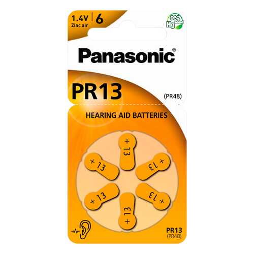 Батарейка Panasonic PR-13/6LB 6 шт в ДНС