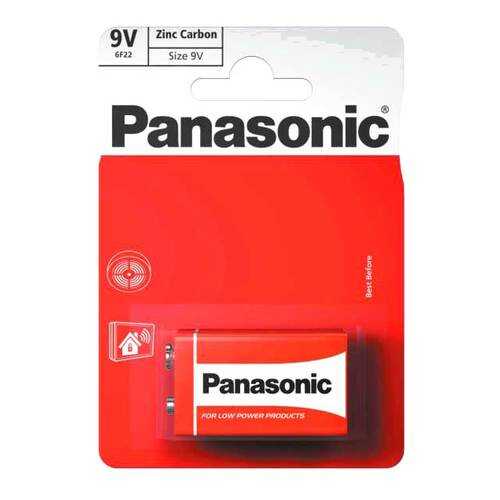 Батарейка Panasonic Zinc Carbon 6F22RZ 1 шт в ДНС
