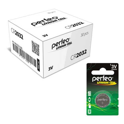 Батарейка Perfeo CR2032/1BL Lithium Cell 30 шт в ДНС