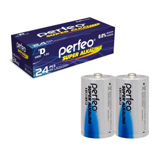 Батарейка Perfeo LR20/2SH Super Alkaline 10 шт в ДНС