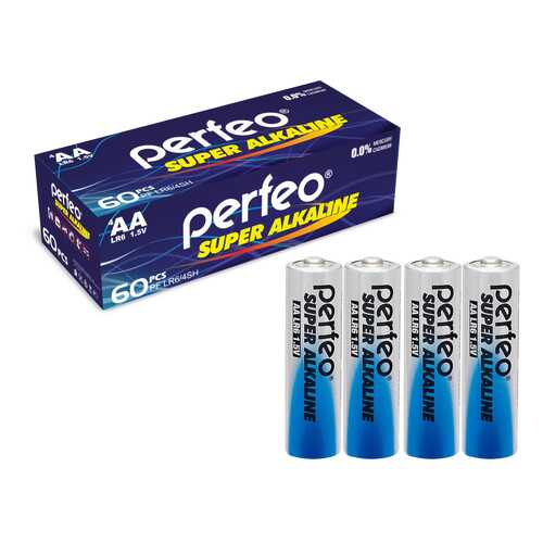 Батарейка Perfeo LR6/4SH Super Alkaline 60 шт в ДНС