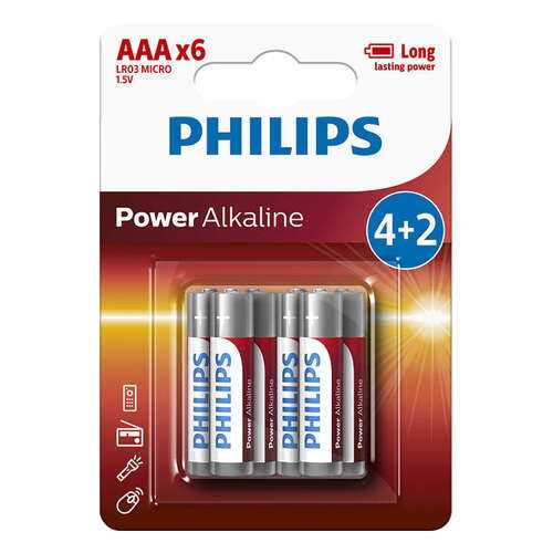 Батарейка Philips LR03P6BP/10 Power 6 шт в ДНС