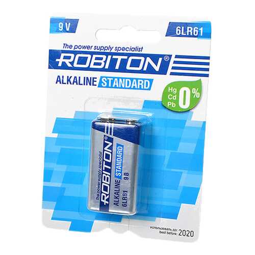 Батарейка Robiton 6LR61 617-286 1 шт в ДНС