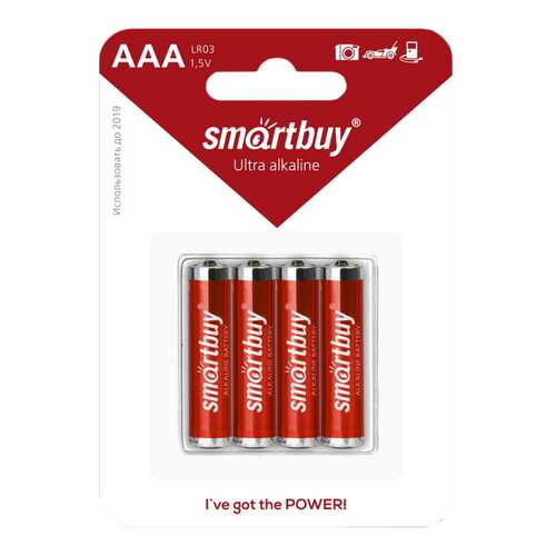 Батарейка SmartBuy Alkaline SBBA-3A04B 4 шт в ДНС