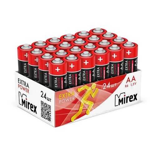 Батарейка солевая Mirex R6/AA 1,5V 24 шт в ДНС