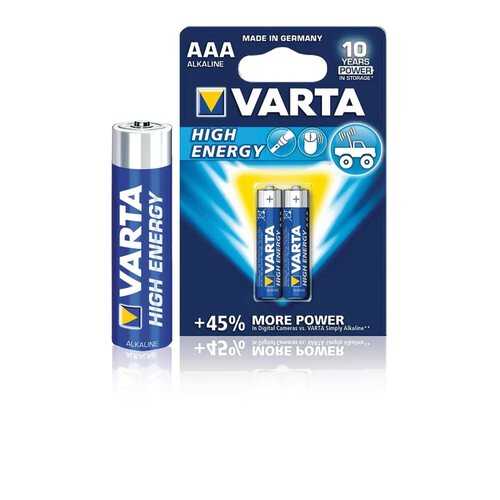 Батарейка VARTA High Energy/ Longlife Power LR03/AAA 2 шт в ДНС