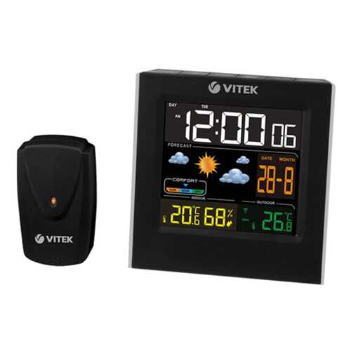 Беспроводная метеостанция Vitek VT-6411 Черный в ДНС