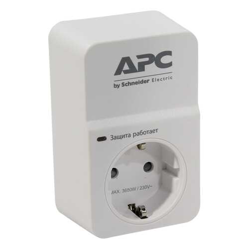 Сетевой фильтр APC Essential SurgeArrest P1-RS, 1 розетка White в ДНС