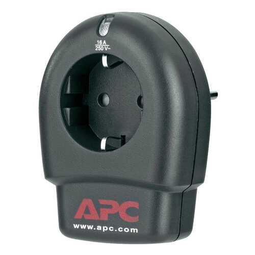 Сетевой фильтр APC P1-RS, 1 розетка Black в ДНС