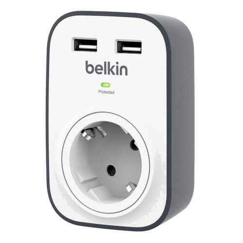 Сетевой фильтр Belkin BSV103vf, 1 розетка White в ДНС