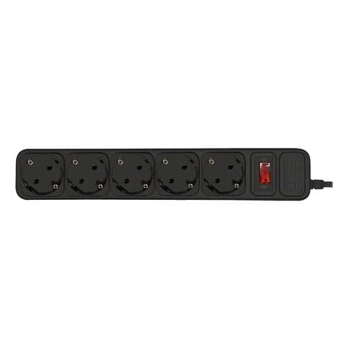 Сетевой фильтр CBR CSF-2500 5, 5 розеток, 5 м, Black в ДНС