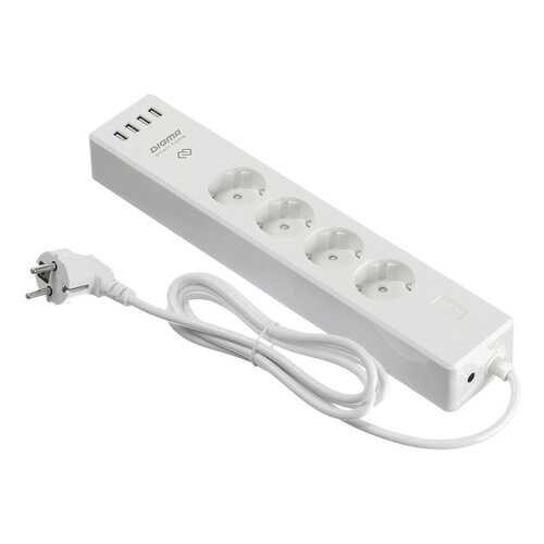 Сетевой фильтр DIGMA DiPlug Strip 40, 4 розетки, 1,8 м, White в ДНС