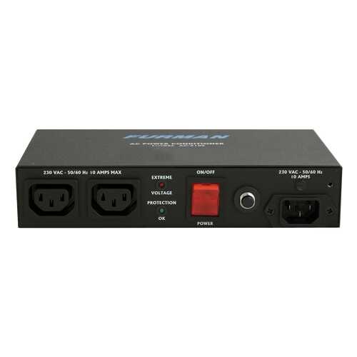 Сетевой фильтр Furman AC-210 E, 2 розетки Black в ДНС