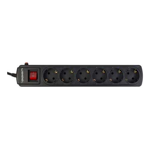 Сетевой фильтр IPPON BK-252, 6 розеток, 5 м, Black в ДНС