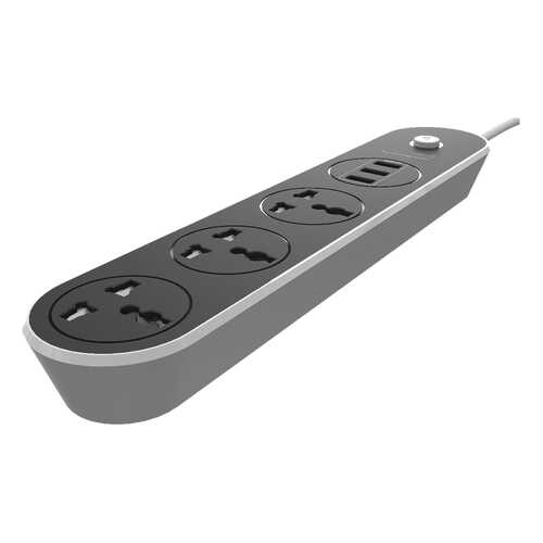 Сетевой фильтр LDNIO SC3301, 3 розетки, 1,6 м, Grey/Black в ДНС
