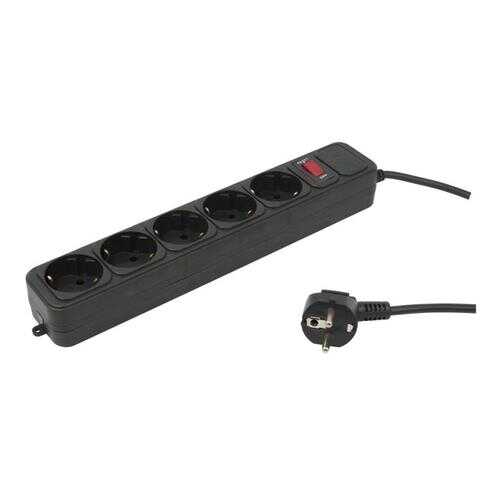 Сетевой фильтр PC PET AP01006-1,8-B, 5 розеток, 1,8 м, Black в ДНС