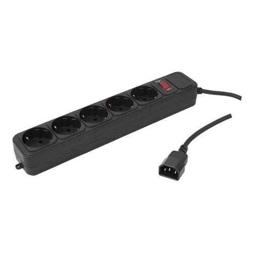 Сетевой фильтр PC PET AP01006-E-B, 5 розеток, 1,8 м, Black в ДНС