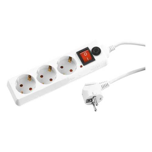 Сетевой фильтр STAYER Standart 55065-1.5, 3 розетки, 1,5 м, White в ДНС