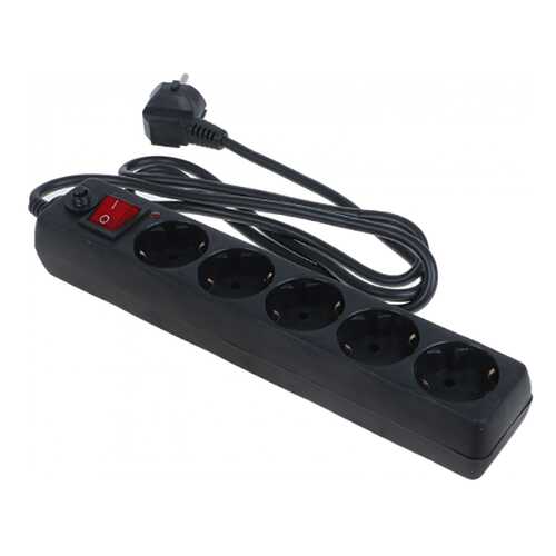 Сетевой фильтр TDM ELECTRIC СФ-05В, 5 розеток, 1,5 м, Black в ДНС