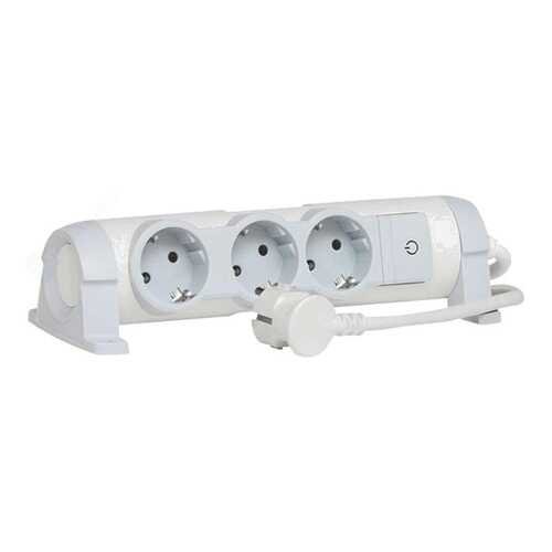 Удлинитель Legrand 3X2К+З, 3 розетки, 1,5 м, White в ДНС