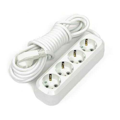 Удлинитель Makel MGP154, 4 розетки, 5 м, White в ДНС
