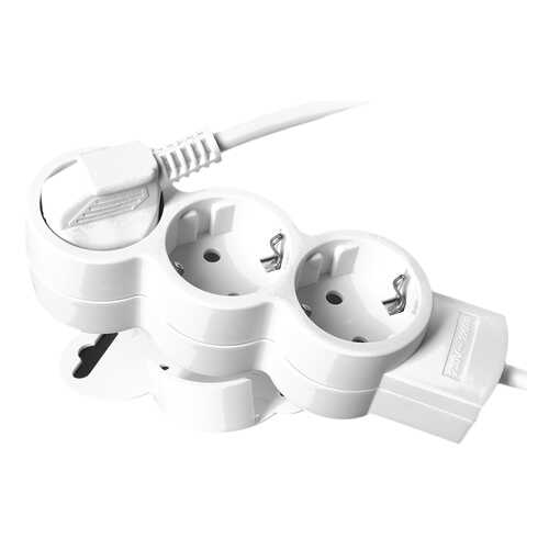 Удлинитель REV RITTER 32006 9 ПВС 3х1, 3 розетки, 5 м, White в ДНС