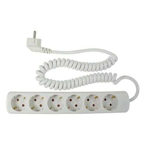 Удлинитель SCHWABE 11461AS, 6 розеток, 2,5 м, White в ДНС
