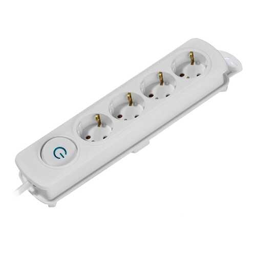 Удлинитель Vivanco 37643, 4 розетки, 1,4 м, White в ДНС