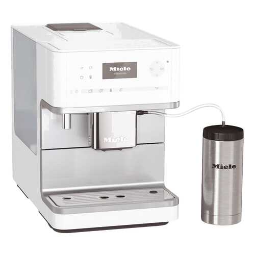 Кофемашина автоматическая Miele CM6350 White/Silver в ДНС