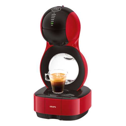 Кофемашина капсульного типа Krups Lumio KP130510 Red/Black в ДНС