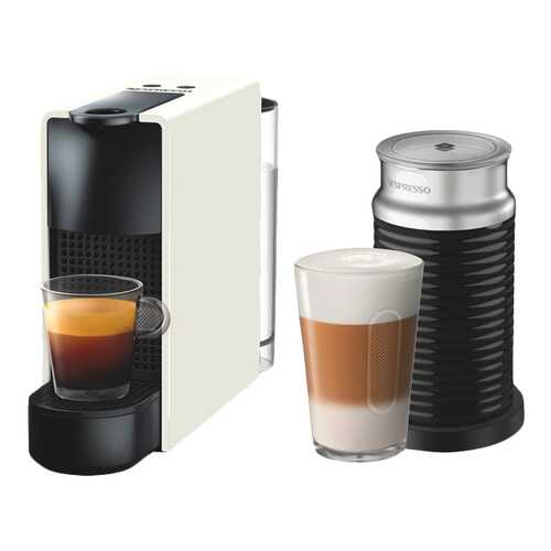 Кофемашина капсульного типа Nespresso Essenza Mini Bundle C30 White в ДНС