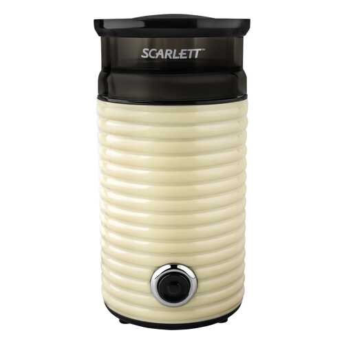Кофемолка Scarlett SC-CG44502 Бежевый, черный в ДНС