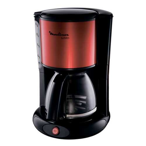 Кофеварка капельного типа Moulinex Subito Red/Black в ДНС