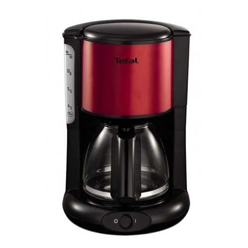 Кофеварка капельного типа Tefal Confidence CM361E Red/Black в ДНС