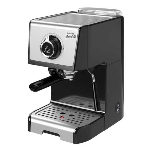 Кофеварка рожкового типа Inhouse Coffeebello Black (ICM1801BK) в ДНС