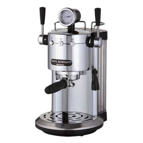 Рожковая кофеварка Ariete Caffe Novecento 1387 Silver в ДНС